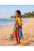 Hand Painted Rayon Kids Dress